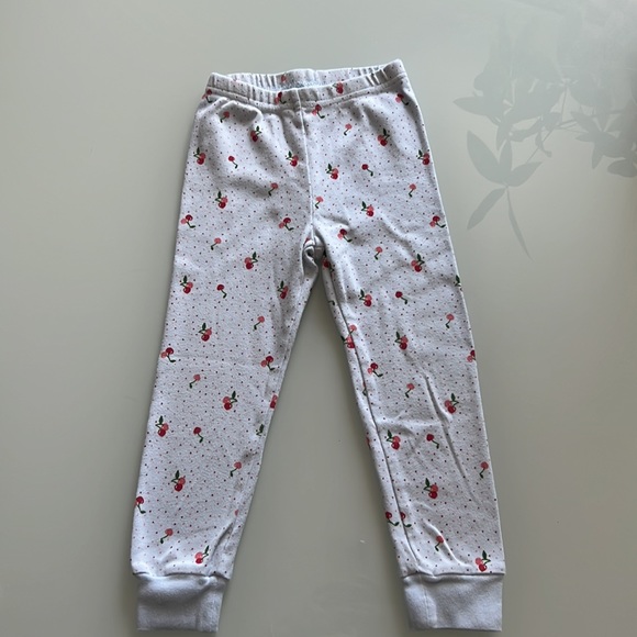 Janie and Jack Cherry Print Pajamas Sz 4 - Picture 7 of 10
